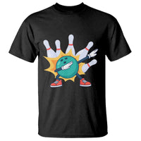 Funny Bowling Ball Dab T Shirt Sports Lover Gift - Wonder Print Shop
