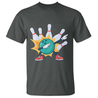 Funny Bowling Ball Dab T Shirt Sports Lover Gift - Wonder Print Shop