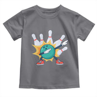 Funny Bowling Ball Dab Toddler T Shirt Sports Lover Gift - Wonder Print Shop