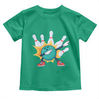 Funny Bowling Ball Dab Toddler T Shirt Sports Lover Gift - Wonder Print Shop