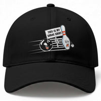 This Is My Spare Shirt Baseball Cap Funny Bowling Gift