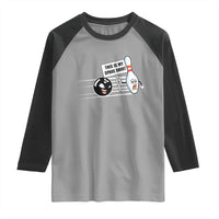 This Is My Spare Shirt Raglan Shirt Funny Bowling Gift - Wonder Print Shop