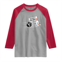 This Is My Spare Shirt Raglan Shirt Funny Bowling Gift - Wonder Print Shop