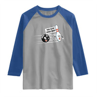 This Is My Spare Shirt Raglan Shirt Funny Bowling Gift - Wonder Print Shop