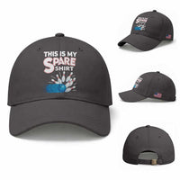 This Is My Spare Shirt Baseball Cap Bowling Pun Gift