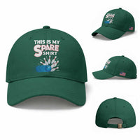This Is My Spare Shirt Baseball Cap Bowling Pun Gift