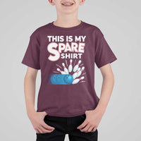 This Is My Spare Shirt T Shirt For Kid Bowling Pun Gift - Wonder Print Shop
