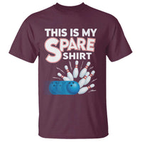 This Is My Spare Shirt T Shirt Bowling Pun Gift - Wonder Print Shop