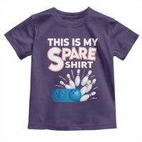 This Is My Spare Shirt Toddler T Shirt Bowling Pun Gift - Wonder Print Shop