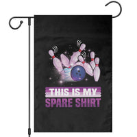 Funny Bowling Lover Garden Flag This Is My Spare Shirt Quote - Wonder Print Shop