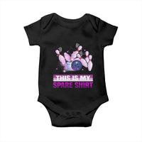 Funny Bowling Lover Baby Onesie This Is My Spare Shirt Quote - Wonder Print Shop