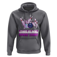 Funny Bowling Lover Hoodie This Is My Spare Shirt Quote - Wonder Print Shop