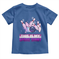 Funny Bowling Lover Toddler T Shirt This Is My Spare Shirt Quote - Wonder Print Shop