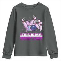 Funny Bowling Lover Youth Sweatshirt This Is My Spare Shirt Quote - Wonder Print Shop
