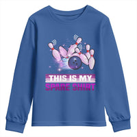 Funny Bowling Lover Youth Sweatshirt This Is My Spare Shirt Quote - Wonder Print Shop