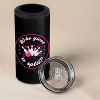 Funny Bowling Quote 4 in 1 Can Cooler Tumbler Who Gives A Split For Women - Wonder Print Shop