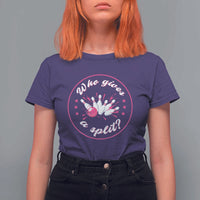 Funny Bowling Quote T Shirt For Women Who Gives A Split For Women - Wonder Print Shop