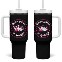 Funny Bowling Quote Tumbler With Handle Who Gives A Split For Women - Wonder Print Shop