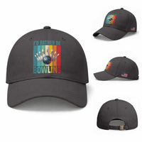 Funny Bowling Quote Baseball Cap Id Rather Be Bowling Gift