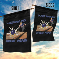 Make Bowling Great Again Garden Flag Funny Bowler Gift - Wonder Print Shop