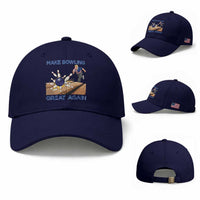 Make Bowling Great Again Baseball Cap Funny Bowler Gift