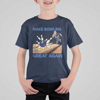 Make Bowling Great Again T Shirt For Kid Funny Bowler Gift - Wonder Print Shop