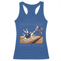 Make Bowling Great Again Racerback Tank Top Funny Bowler Gift - Wonder Print Shop