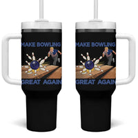 Make Bowling Great Again Tumbler With Handle Funny Bowler Gift - Wonder Print Shop
