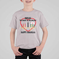 Nurse The Heart Of The Holiday T Shirt For Kid Happy Kwanzaa Medical Gift - Wonder Print Shop