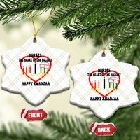 Nurse The Heart Of The Holiday Ceramic Ornament Happy Kwanzaa Medical Gift - Wonder Print Shop