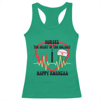 Nurse The Heart Of The Holiday Racerback Tank Top Happy Kwanzaa Medical Gift - Wonder Print Shop