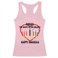 Nurse The Heart Of The Holiday Racerback Tank Top Happy Kwanzaa Medical Gift - Wonder Print Shop