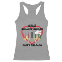 Nurse The Heart Of The Holiday Racerback Tank Top Happy Kwanzaa Medical Gift - Wonder Print Shop