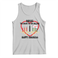 Nurse The Heart Of The Holiday Tank Top Happy Kwanzaa Medical Gift - Wonder Print Shop