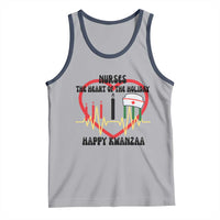Nurse The Heart Of The Holiday Tank Top Happy Kwanzaa Medical Gift - Wonder Print Shop