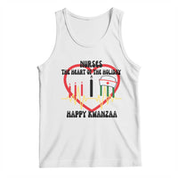 Nurse The Heart Of The Holiday Tank Top Happy Kwanzaa Medical Gift - Wonder Print Shop