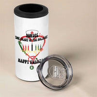Nurses The Heart Of The Holiday 4 in 1 Can Cooler Tumbler Kwanzaa Celebration Gift - Wonder Print Shop