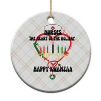 Nurses The Heart Of The Holiday Ceramic Ornament Kwanzaa Celebration Gift - Wonder Print Shop