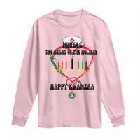 Nurses The Heart Of The Holiday Long Sleeve Shirt Kwanzaa Celebration Gift - Wonder Print Shop