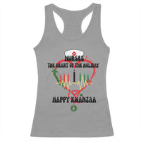 Nurses The Heart Of The Holiday Racerback Tank Top Kwanzaa Celebration Gift - Wonder Print Shop