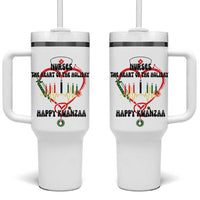Nurses The Heart Of The Holiday Tumbler With Handle Kwanzaa Celebration Gift - Wonder Print Shop