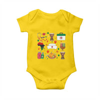 Happy Kwanzaa Nurse Pride Baby Onesie African Culture Holiday Gift - Wonder Print Shop