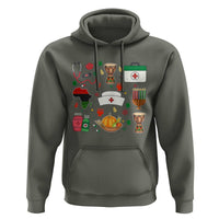 Happy Kwanzaa Nurse Pride Hoodie African Culture Holiday Gift - Wonder Print Shop