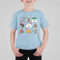 Happy Kwanzaa Nurse Pride T Shirt For Kid African Culture Holiday Gift - Wonder Print Shop