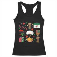 Happy Kwanzaa Nurse Pride Racerback Tank Top African Culture Holiday Gift - Wonder Print Shop