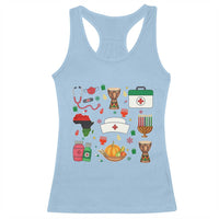 Happy Kwanzaa Nurse Pride Racerback Tank Top African Culture Holiday Gift - Wonder Print Shop
