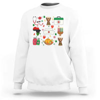 Happy Kwanzaa Nurse Pride Sweatshirt African Culture Holiday Gift - Wonder Print Shop