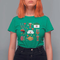 Happy Kwanzaa Nurse Pride T Shirt For Women African Culture Holiday Gift - Wonder Print Shop