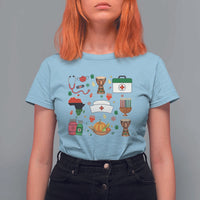 Happy Kwanzaa Nurse Pride T Shirt For Women African Culture Holiday Gift - Wonder Print Shop