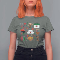 Happy Kwanzaa Nurse Pride T Shirt For Women African Culture Holiday Gift - Wonder Print Shop